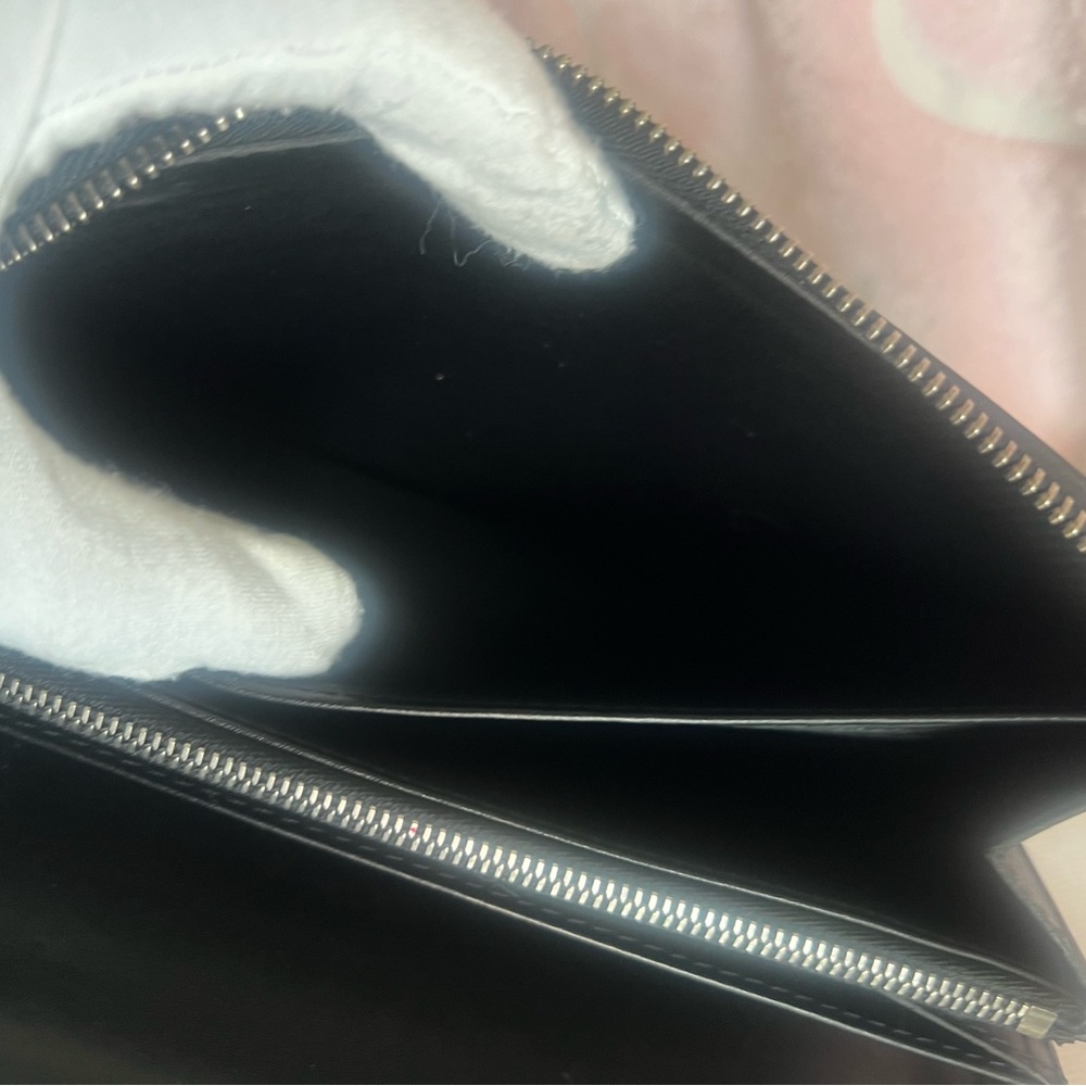 Louis Vuitton Classic Black leather zippy wallet organizer - Picture 13 of 16